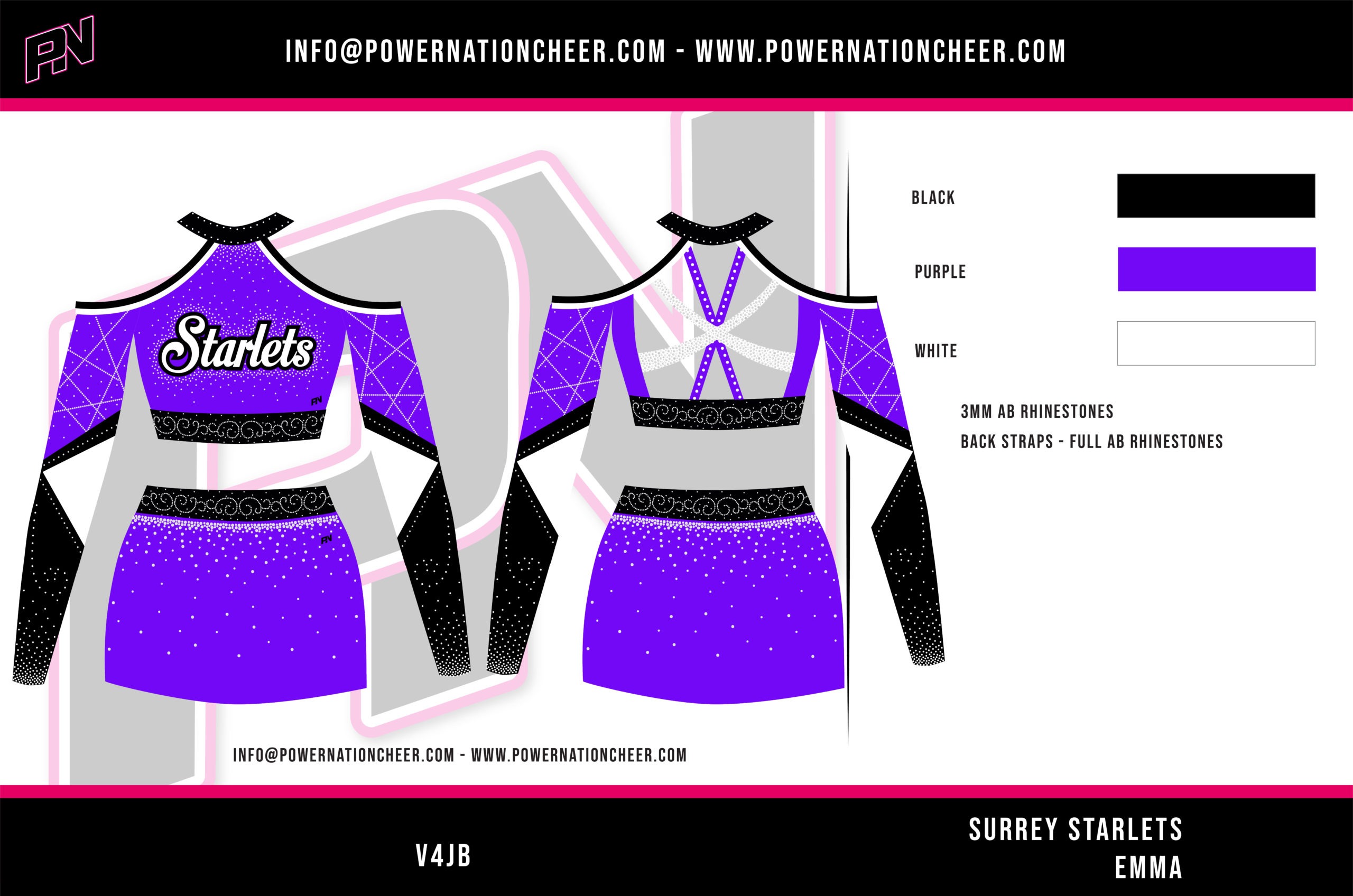 Surrey Starlets Senior Uniforms - Power Nation